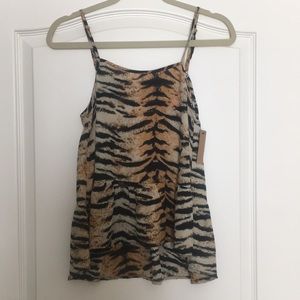 Tiger Print Tank Top